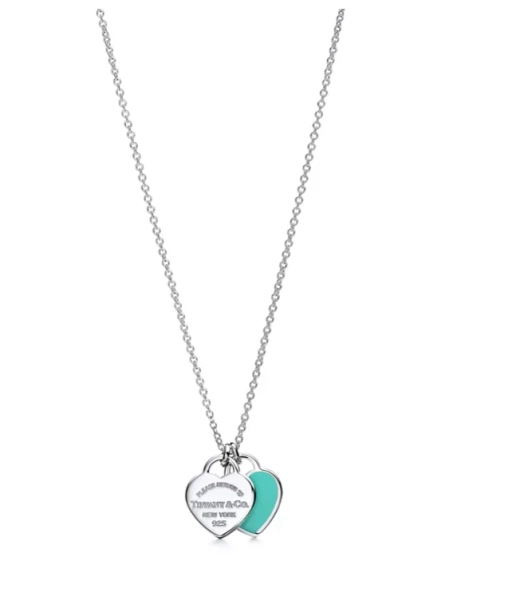 Return to Tiffany® Mini Double Heart Tag Pendant  