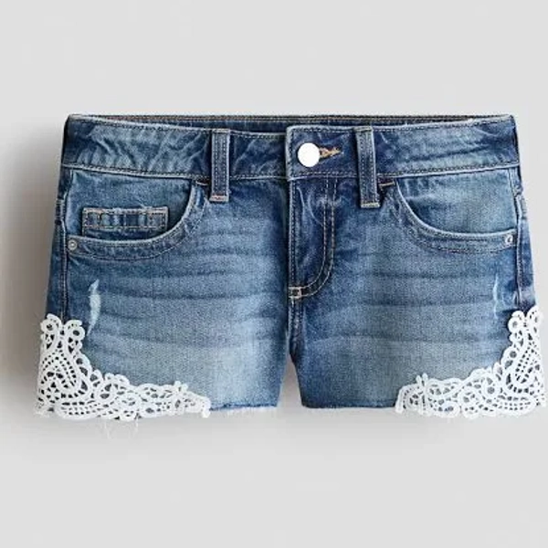 Girls H&M Denim blue Denim Shorts