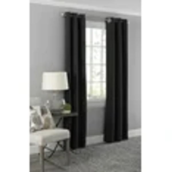 MAINSTAYS Blackout Energy Efficient Grommet Window Curtains Panel