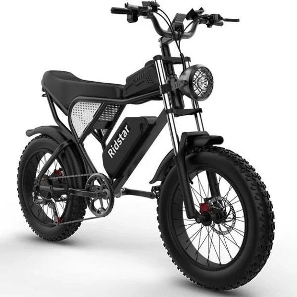 Ridstar Electric Bike for Adults 1500w 33mph,48v 20ah Electrics Bicycle,20″ Fat Tire,7-Speed Mountain Bikes Ul2849