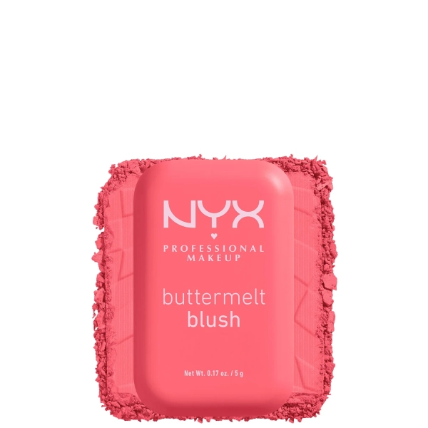 NYX Professional Makeup Buttermelt Powder Blush up to 12H Wear, Fade and Transfer Resistant (Various Shades)