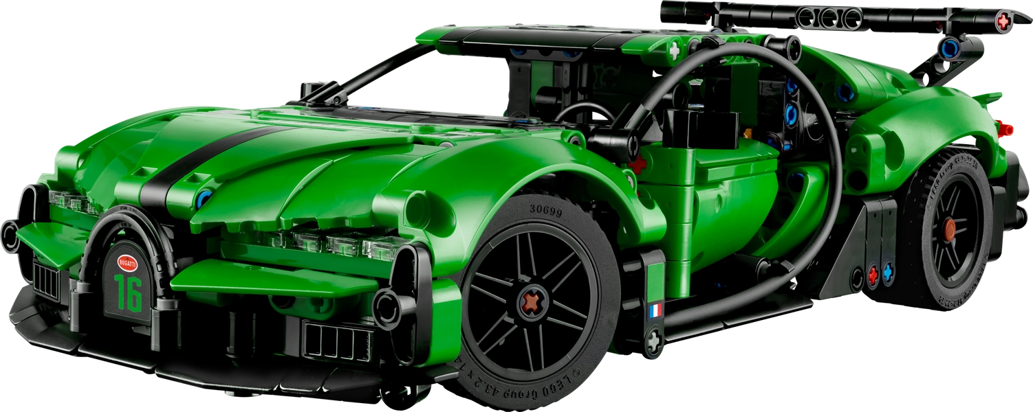 Green Bugatti Chiron Pur Sport Hypercar