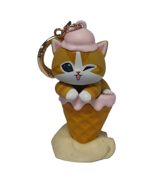 Mofusand Ice Cream Collection Pink Ice Cream Pendant