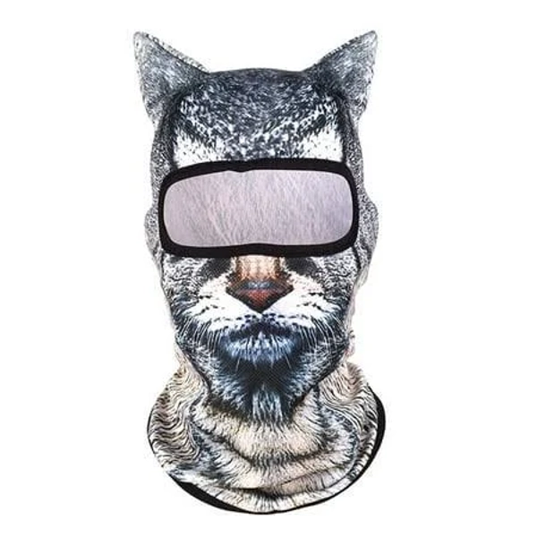3D Cat Sheisty Face Balaclava Mask with Ears