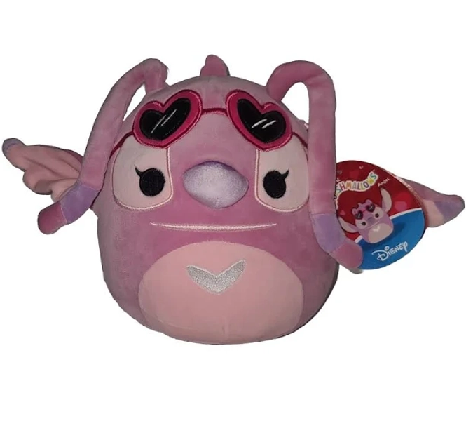 2024 Squishmallows Lilo & Stitch Angel 8" Valentine's Day Pink Plush