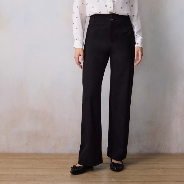 Women's LC Lauren Conrad Wildflower Super High Rise Wide Leg Pants