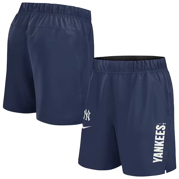 New York Yankees Nike Woven Victory Dri-FIT Shorts - Navy