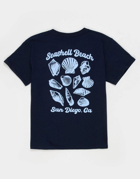 RIOT SOCIETY Puff Shell Girls Tee - BLUE