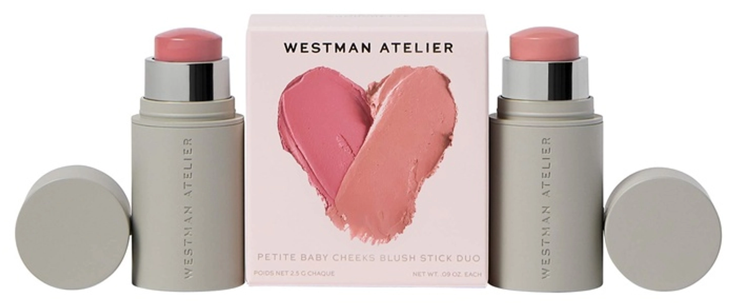 WESTMAN ATELIER Petites Baby Cheeks Blush Stick Duo - Petal and Chouchette » buy online | NICHE BEAUTY