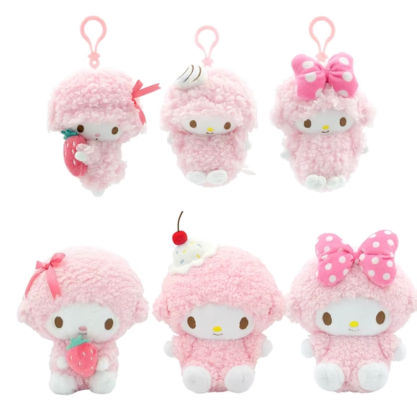Genuine Sanrio Piano Plush Toy Hello Kitty My Melody Kuromi Cinnamoroll Cartoon Student Backpack Pendant Decoration Girl Gift - AliExpress 26