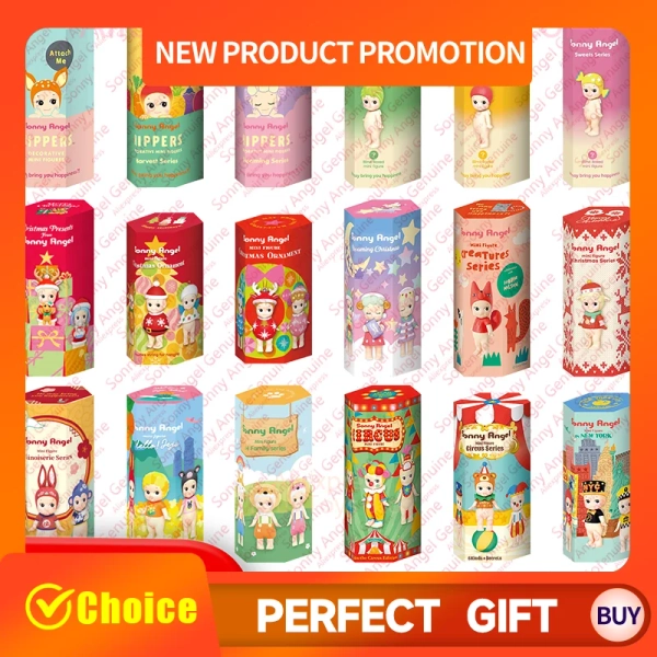 Sonny Angel Genuine Blind Box Cute Cartoon Doll Surprise Gift for Christmas Birthday Party Home Decor Screen Decoration Kawaii
