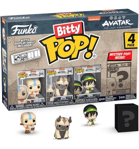 Avatar: The Last Airbender Aang Funko Bitty Pop! Mini-Figure 4-Pack