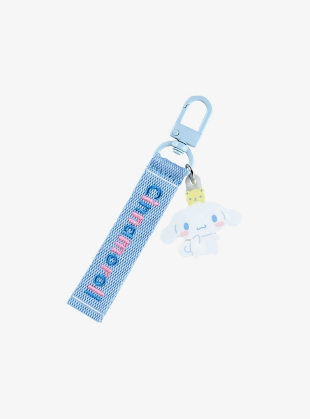 Sanrio Japan Originals Cinnamoroll Name Strap Charm Keychain