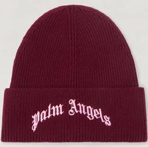Palm Angels Curved Logo Beanie