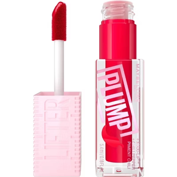 Maybelline Lifter Gloss Lifter Plump Lip Plumper Gloss with Maxi-Lip - 004 Red Flag - 0.18 fl oz