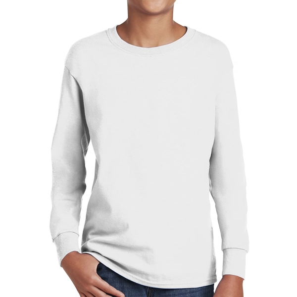 Gildan Kids Heavy Cotton Long Sleeve T-Shirt - 5400B Youth Tee - Boys Girls Classic Shirt XS-XL Unisex Gift - Walmart.com