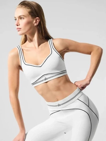 Alo Airbrush Heart Throb Bra