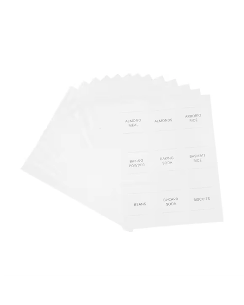 Large Pantry Labels - Clear - Miscellaneous