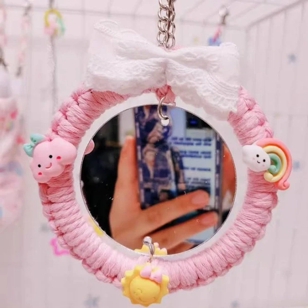 Kawaii Princess Mirror Parrot Toy