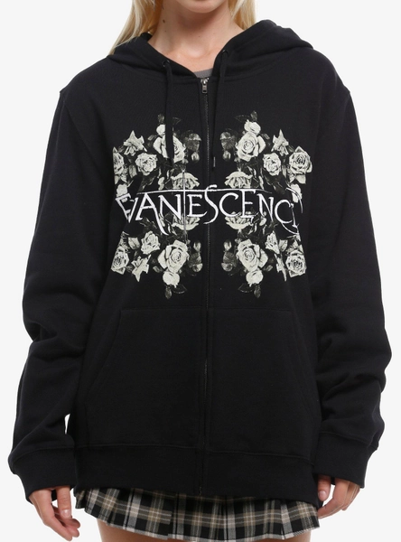Evanescence Flower Logo Hoodie