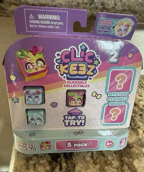 Clickeez 5-Pack Collectible Character Keyboard Keys