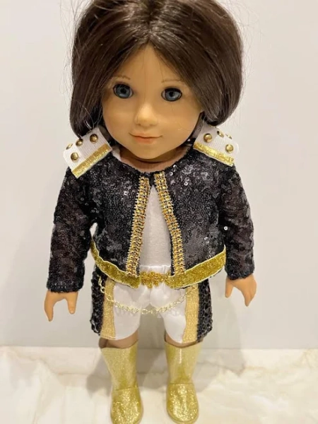 K-Pop Battle Queens Doll Outfit - K-Pop Inspired Performance Costume for 18 inch Dolls - Idol Stage Style Clothes - Zoey