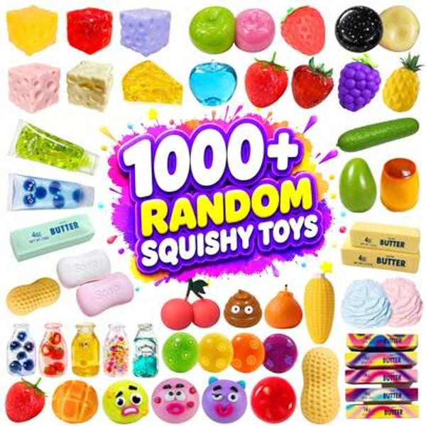 9/15/20pcs Soft Squishy Stress Relief Squeeze Toys, 1000+ Slow Rebound Squeeze Toys, Stress Relief Squeeze Toys, Suitable For Children And Adults, Birthday Party Favors And Holiday Gifts For Friends