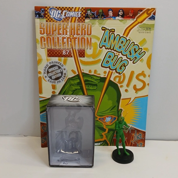 Eaglemoss DC Comics Super Heroes Collection Ambush Bug #87 Cast Figure w Mag