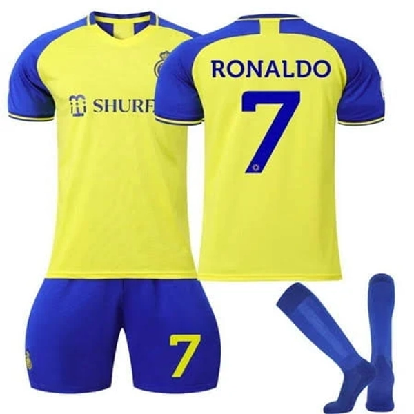 Phifa 2024 Saudi Arabia Al-Nassr FC Cristiano Ronaldo #7 Youth Soccer Jersey