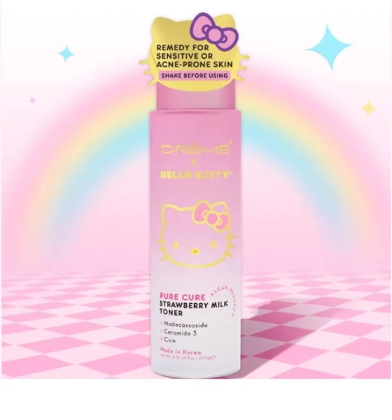 Hello Kitty Pure Cure Strawberry Milk Toner