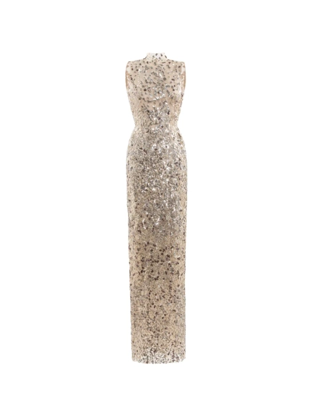 Saiid Kobeisy robe longue à sequins brodés | 36