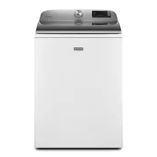 Maytag 4.7-cu ft High Efficiency Agitator Smart Top-Load Washer (White) MVW6230HW at Lowes.com