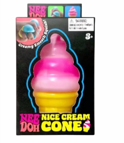 ‌Nee Doh Nice Cream Pink Cone, 1 pc - Walmart.com
