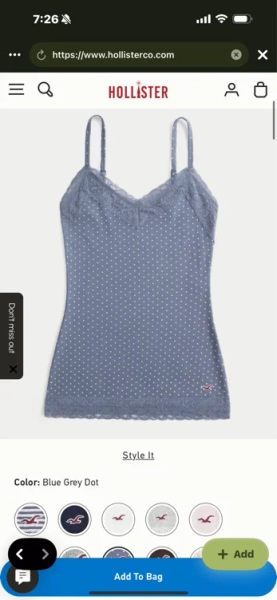 Lace Trim Layering Cami