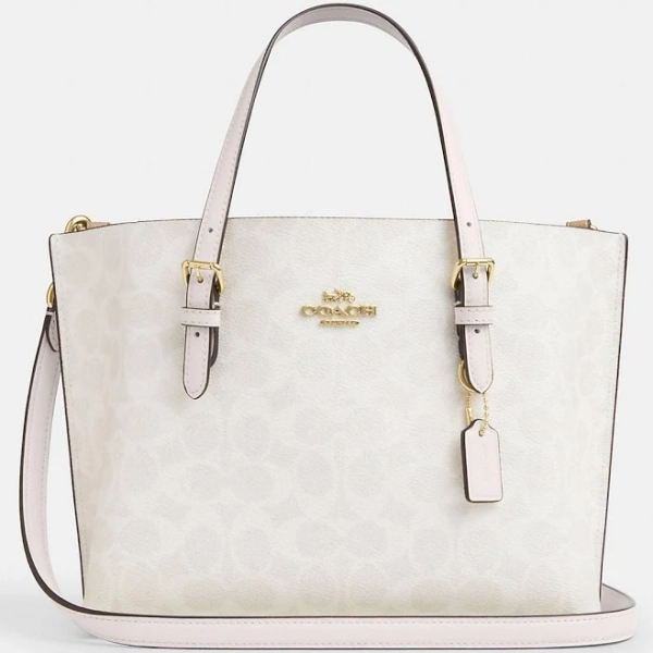 Coach Mollie Tote Bag 25 In Signature Canvas Women's