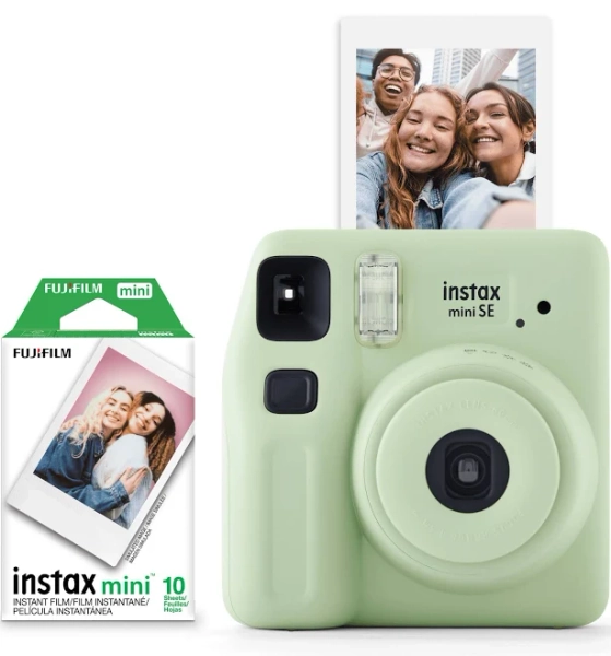 Fujifilm Instax Mini SE Instant Camera with Bonus 10 Pack Mini Film