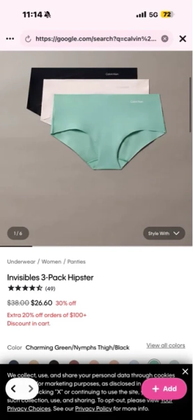 Invisibles 3-Pack Hipster