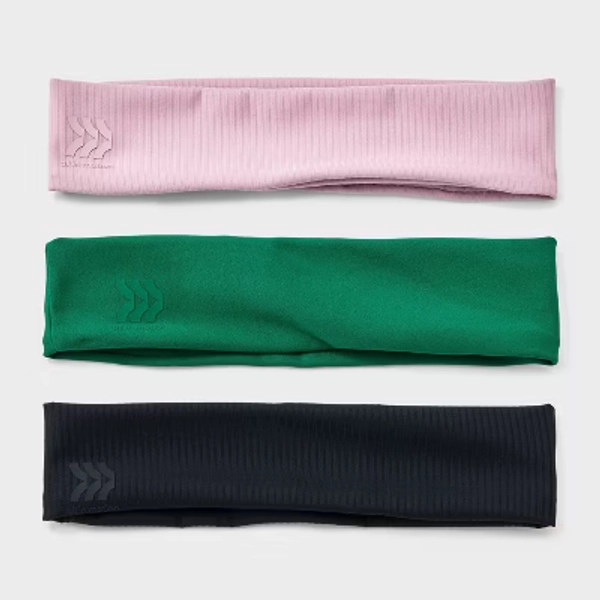 Athletic Stretch Headbands with Grip - 3pk - All In Motion™