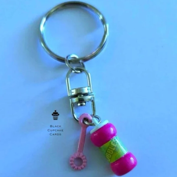 Handmade Bubble Blower Keyring