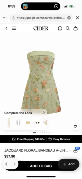 Party Dress For Party New Years Holiday Dress Valentine rush outfits special occasion dresses Jacquard Jacquard Floral Bandeau A-line Mini Dress With Bowknot Scarf For Date