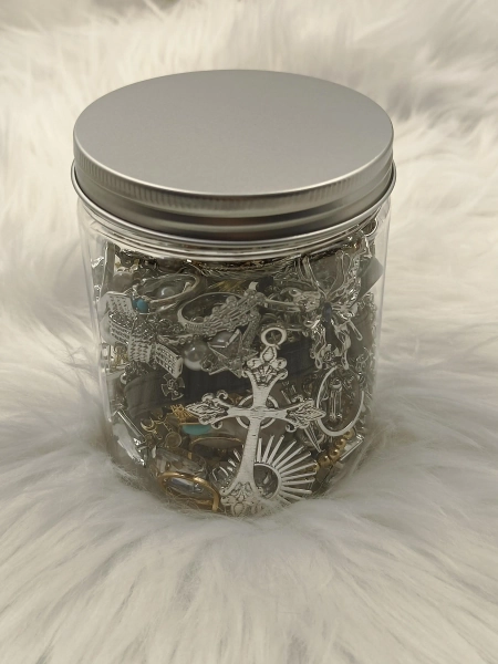 Mysterious Jewelry Jars - Religious, Punk Jewelry Jars, Selected Necklaces, Bracelets, Rings And Earrings Jewelry Jars, Women's Gifts