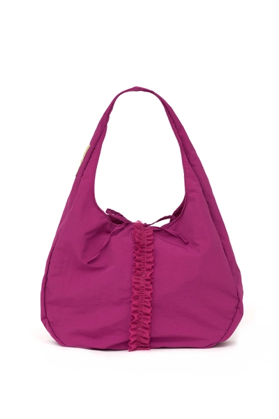 [7th Restock] [X MA JOURNÉE] Frill Hobo Bag (orchid)