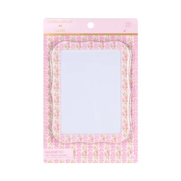 LoveShackFancy x Target - Yoobi Blooming Heirloom Dry Erase Board Strawberry Macaroon