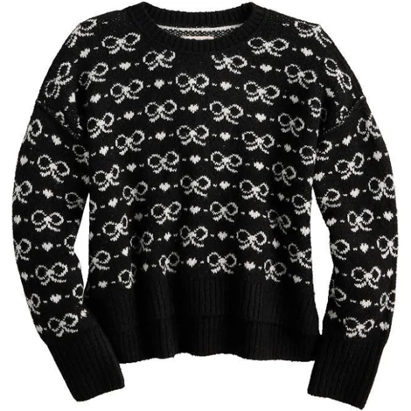Girls 6-20 SO Crewneck Pullover Sweater in Regular & Plus