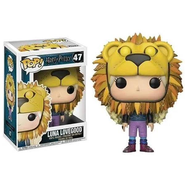 Funko Pop! Harry Potter Figure Luna Lovegood with Lion Head