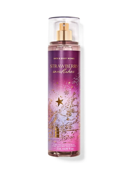 Bath & Body Works Strawberry Snowflakes Snowflakes and Cashemere