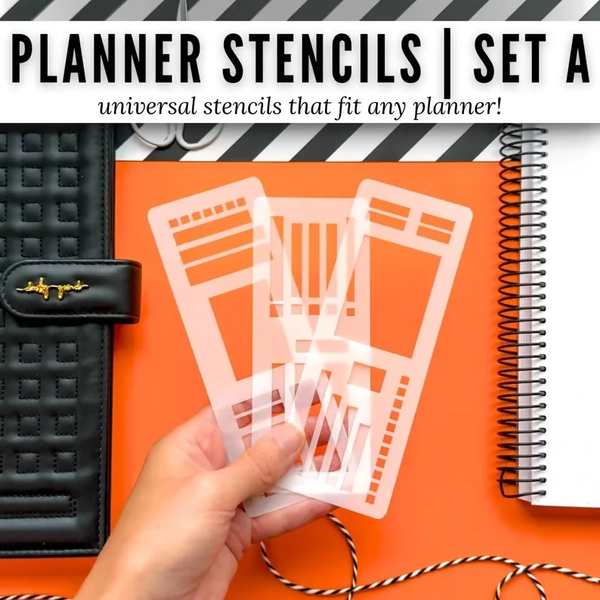 🔥Last Day 49% OFF-Handmade Flexible Record Template - 3-Pack Planner Stencils