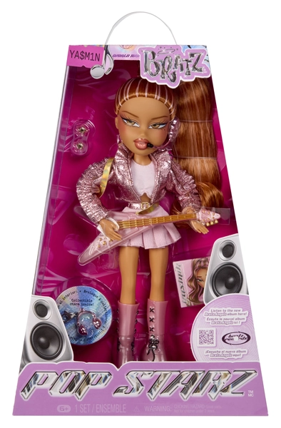 Bratz Pop Starz Yasmin Fashion Doll with Accessories and Charm - Walmart.com