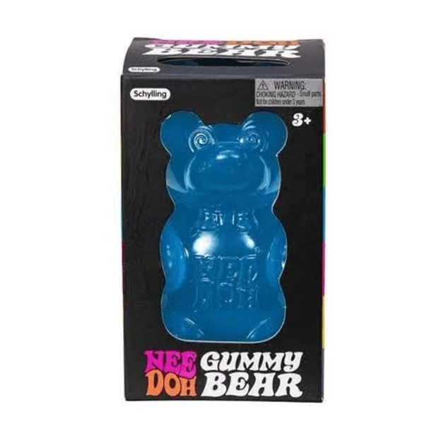 Schylling Trending Gummy Bear Sensory Fidget, Super Squishy Stress, Assorted Colors (1 Random Color), Multicolor