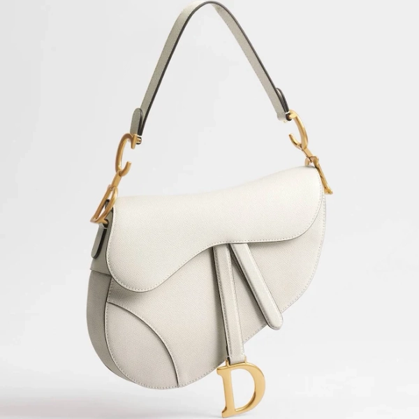 Women Dior Saddle Leather Shoulder Bag